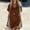Brown, variant on Women Summer Dresses V Neck, Women's Casual Cotton Linen Midi Shift Dress,Women's & Women's Plus Brown,Size S-5XL
