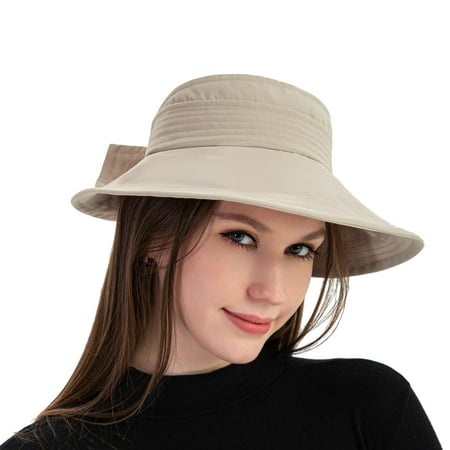 Sun Visor Hats Outdoor Sport Beach Golf Visor Caps for Women Men，Khaki