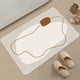 thumbnail image 1 of Bathroom Shower Slip Foot Mats Washroom Toilet Doorway Water Absorbent Floor Mats Household Mats, 1 of 6