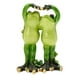 thumbnail image 5 of Estatua de Estatuilla de Rana Sunnimix Decoración de Figuras de Animales Adorno de Amor, 5 of 8
