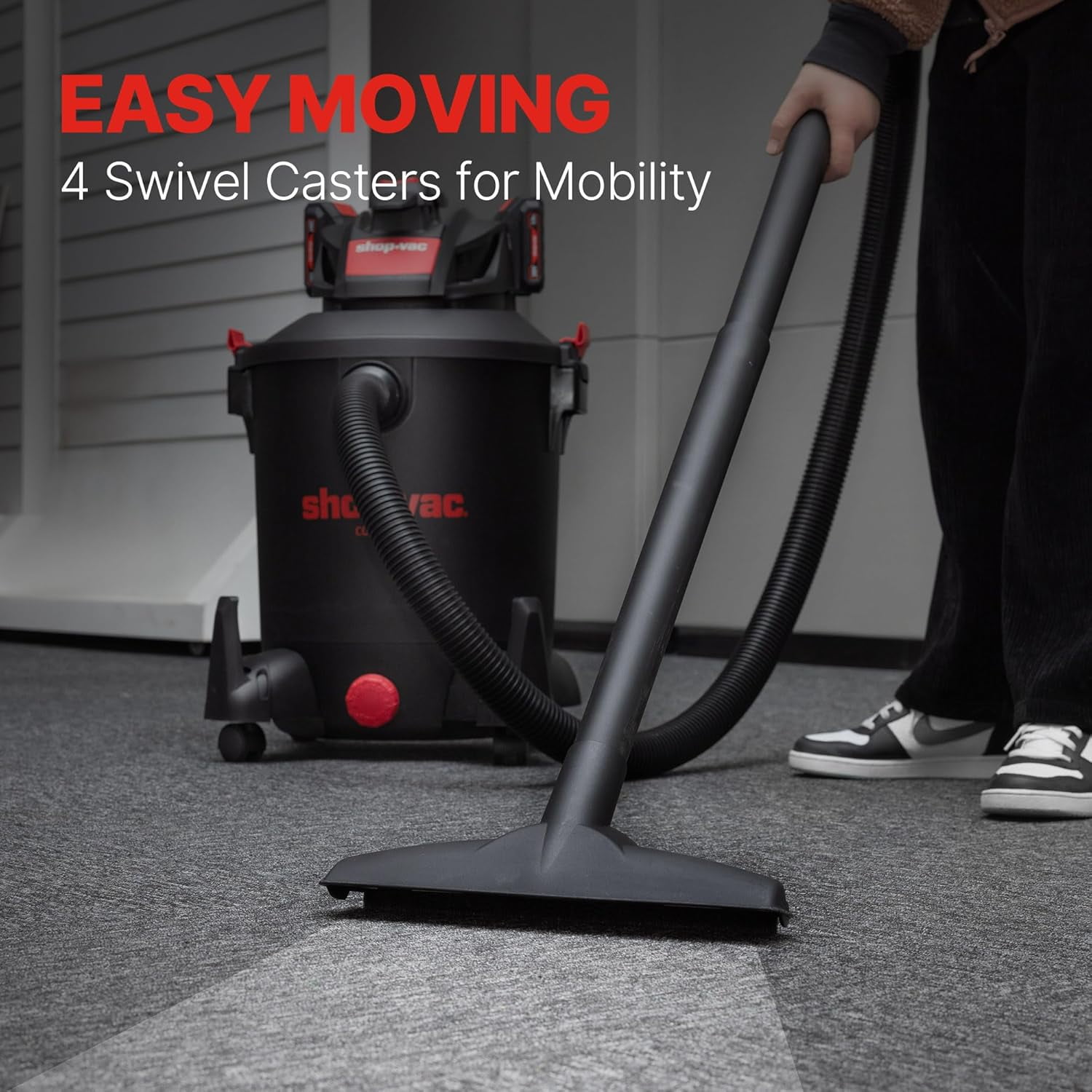 Shop-Vac 20V Cordless 10 Gallon Wet Dry Vacuum with (2) 2.0Ah Batteries and Charger