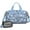 Dog With Woof, variant on Women Men Gym Bag,Pomeranian Dogs with Hearts Small Duffle Bag Spend the Night Bags for Women with Shoes Compartment Washbag,Detachable Shoulder Strap,19.7x8.3x11 Inches