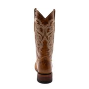 Ferrini Womens Mae Embroidered Square Toe Cowboy Mid Calf Boots