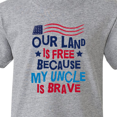 thumbnail image 4 of Inktastic Military Uncle Proud Nephew Freedom Youth T-Shirt, 4 of 5