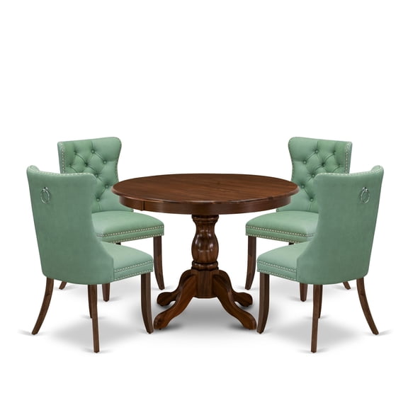 East West Furniture 5 Piece Kitchen Table & Chairs Set