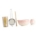 thumbnail image 2 of 5 piezas Matcha Set, Ceremonía de té para amantes del té, Herramientas, Utensilios hechos a mano Soporte de cerámica Batchón de cerámica Rosa, 2 of 8
