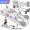 Grey, variant on 10 in 1 Foldable Pilates Board, Multifunctional Pilates Reformer Yoga Board, Premium PVC Home Fitness Equipment, Full Body Core & Abdominal Strength Training, Portable Compact Workout Gear for Beginn