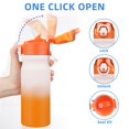 thumbnail image 6 of BJPKPK 18oz Stainless Steel Water Bottle with Straw, Insulated Water Bottle with Leak Proof Lid, Coral, 6 of 7