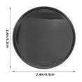 thumbnail image 2 of FRCOLOR Black Car Wheel Center Hubcaps for Universal Use with Durable Plastic and Metal 63mm, 2 of 8