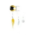 thumbnail image 1 of fastboy Cat Toy For Endless Fun Interchangeable Feathers Tassels Ball Accessories PVC Smart Cat Toy For Cats yellow, 1 of 6