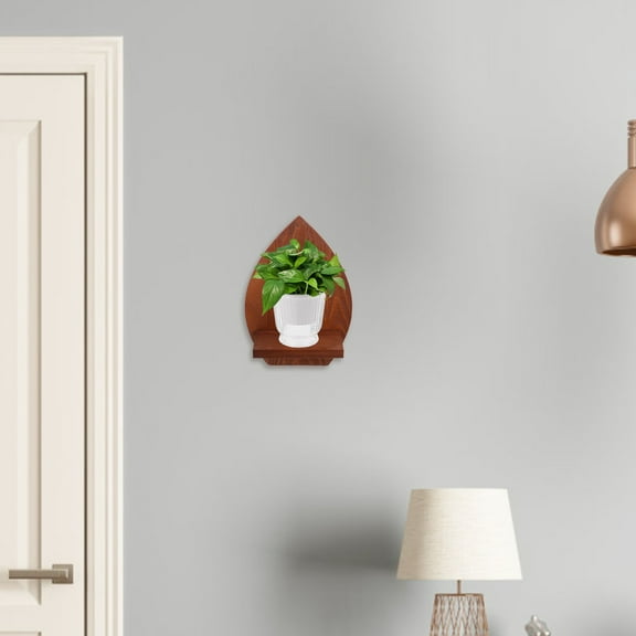 UPGRATOR 1Set Decorative Wall Shelves Wood Floating Shelves for Homeowners Minimalist Style Easy Install