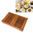 thumbnail image 1 of Bandeja De Té De Kung Fu, De Servicio Decorativo De Patrón De Orquídeas, Tableta De Servicio De Té Grande Para La Oficina De La Casa De Té Y En Casa, 1 of 7