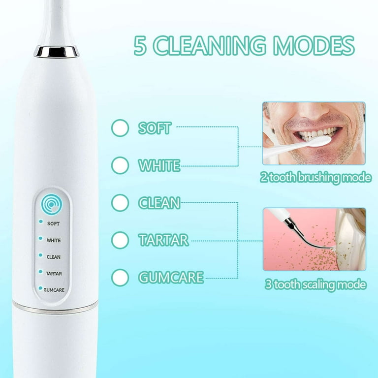 Deago Plaque Remover for Teeth, Electric Toothbrush Tooth Cleaner