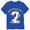 2 Blue, variant on Gyujnb Casual Construction Vehicle Figure Graphic Crew Neck Short Sleeve Birthday Party Tee (Unisex),3-4 Years