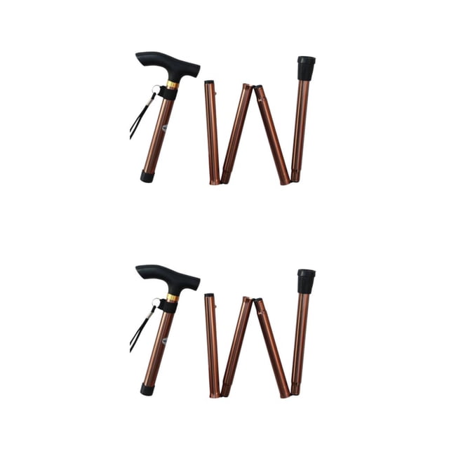 Minnieouse Muletas Trekking Plegables Antideslizantes Bastones Running Trail Bastones Type6 NO6