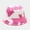 Hot Pink, variant on Kiplyki Women's Autumn And Winter Fashion Cow Print Basin Hat Plush Fisherman Hat Warm Hat