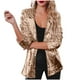 thumbnail image 2 of Puntoco Moda Mujer Manga Larga Frente Abierto Ropa de Abrigo Suelta Blusa Sólida Abrigo tops Blusa Puntoco Puntoco-1802, 2 of 7