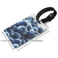 thumbnail image 4 of Balery Blueberry Print Durable Luggage Tags with Secure Strap, Personalized Travel ID Tags for Suitcases, Bags, and Backpacks - Easy Identification for Men and Women, 4 of 8