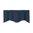 thumbnail image 2 of Navy Blue Blackout Drapes and Valances Short Curtains (52×18In) G,1Pc Curtain,Door Curtain Kitchen Shading Window Curtain Solid Color Pocket Fan Shaped Curtain Short Curtain 52 X 18 Inches, 2 of 9