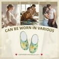 thumbnail image 7 of Haiem Pineapples1 Print Women's Fuzzy Memory Foam House Slipper Cozy Home Footwear Non-slip Winter Slippers-40/41, 7 of 7