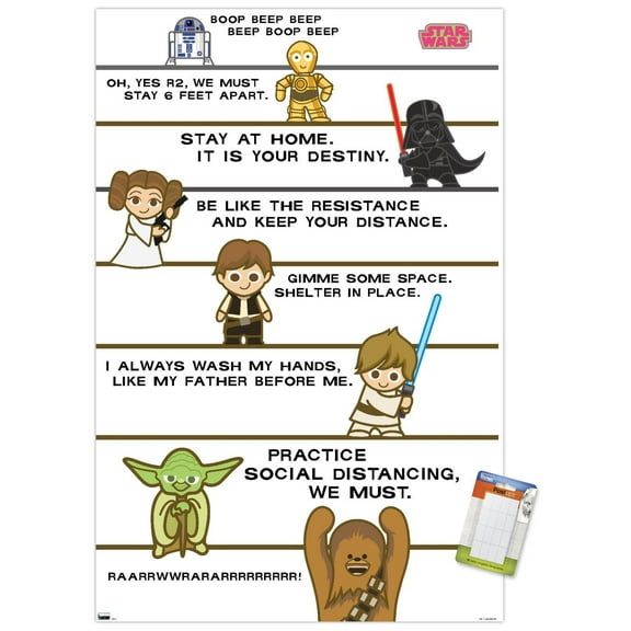 Star Wars: Saga - Shelter In Place Wall Poster, 22.375" x 34"