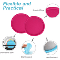 thumbnail image 3 of Juego de posavasos divertido que protege los muebles y la mesa de daños, posavasos de silicona adecuados para mesas de cualquier material, 3 of 5