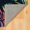 thumbnail image 3 of Trio Pineapple Navy Area Rug 5x7 Transitional Contemporary Design, 3 of 6