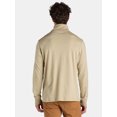thumbnail image 3 of George Men's and Big Men's Interlock Turtleneck Shirt with Long Sleeves, Sizes S-3XL, 3 of 5
