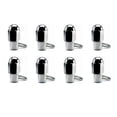 thumbnail image 1 of 16 Pcs Aigle Jante Double Chrome Écrou Cranté Long Tige avec Rondelle 916, 1 of 2