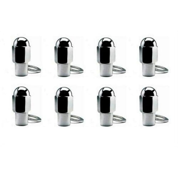 16 Pcs Aigle Jante Double Chrome Écrou Cranté Long Tige avec Rondelle 916