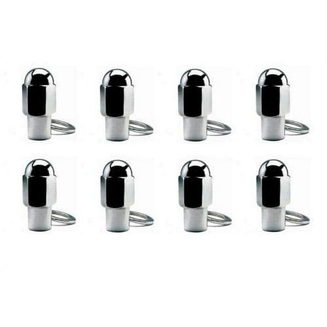 16 Pcs Aigle Jante Double Chrome Écrou Cranté Long Tige avec Rondelle 916