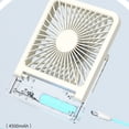 thumbnail image 6 of XGFHYJEH Desk Fan, Box Fan, Small Fan, Box Fan Clearance, Small Desk Fan, Small Fans for Desk, Portable Personal Quiet Electric Fan for Home, Plastic, 6 of 7