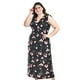thumbnail image 5 of Vestido Largo Roman Fashion 8802X-10 Talla Extra Negro, 5 of 7