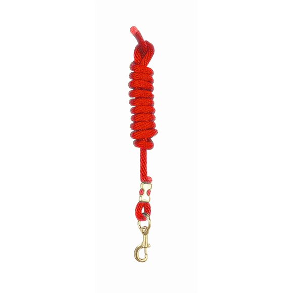 Perri's Fil de Nylon Poly avec Bouton-Pression, Rouge, 8 Pieds
