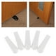 thumbnail image 1 of Topes para puertas de 5 uds., topes para puertas, bloque de cuñas, inserciones que se adaptan a cualquier piso, fuerte de caja para Colco Tope de puerta de cuña blanca, 1 of 8