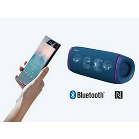 Sony - SRS-XB43 Portable Bluetooth Speaker - Light Blue