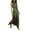 Army Green, variant on EliteGoogv Womens Satin Dresses Neck Sleeveless Side Slit Dresses For Women Soft Flowy Fit Dresses Evening Party Formal Dresses
