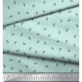 thumbnail image 3 of Soimoi Poly Georgette Tissu Imprimé Floral Artistique par la Cour 52 Pouces de Large, 3 of 3