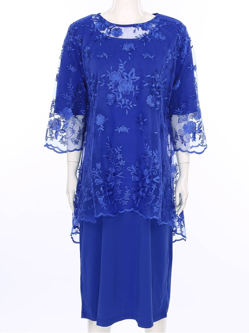 blue two piece dress set Kennedy Two Piece Set Blue  Madeline Marie