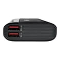 thumbnail image 4 of Tripp Lite (USB) Mobile 10.4k mAh Portable 2-Port USB Chargeur Banque d'Alimentation - Banque d'Alimentation - 10400 mAh - 2.4 A - 2 Connecteurs de Sortie - Noir, 4 of 7