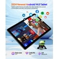 thumbnail image 5 of Android 14 Tablet 2024, 8GB(4+4) RAM, 64GB ROM, 1TB Expand, Octa -Core Processor up to 1.6 GHz, Dual Camera, WiFi, BT, 6000mAh with Fast Charge, 1280x800 HD Touch Screen, 5 of 9