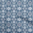 thumbnail image 1 of oneOone Viscose Jersey Dark Blue Fabric Floral Diy Clothing Quilting Fabric Print Fabric By Yard 60 Inch Wide, 1 of 4
