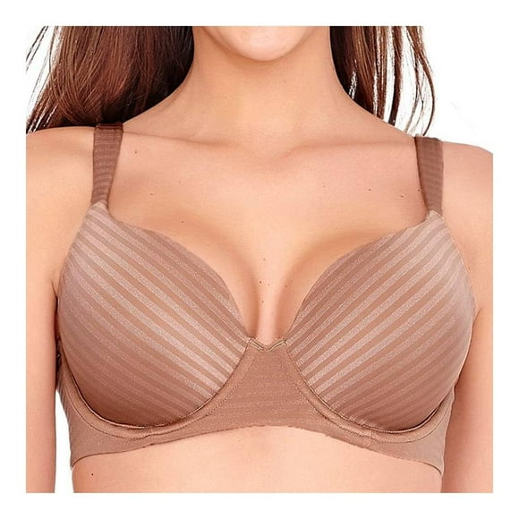 Brasier Ilusión con Varilla Café Talla 36B