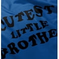 thumbnail image 4 of Cutest Little Brother Siblings Youth T Shirt Tee Boys Infant Toddler Brisco Brands 12M, 4 of 5