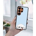 thumbnail image 5 of WIRESTER Shockproof Soft Rubber Cover Case for Samsung Galaxy S26 Ultra 6.9" 2026, Animal Bichon Frise Dog On Light Blue Background, 5 of 5