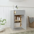 thumbnail image 3 of Vanity Art 15" W Birch Plywood Freestanding Single Base Storage Cabinet with Soft Close Door, 3 of 9