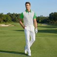 thumbnail image 5 of Inglocry Men's Polo Shirts Short Sleeve Golf Quick Dry Collared Moisture Wicking Athletic Performance Polo Shirt 2026 Light Gray 3XL, 5 of 8