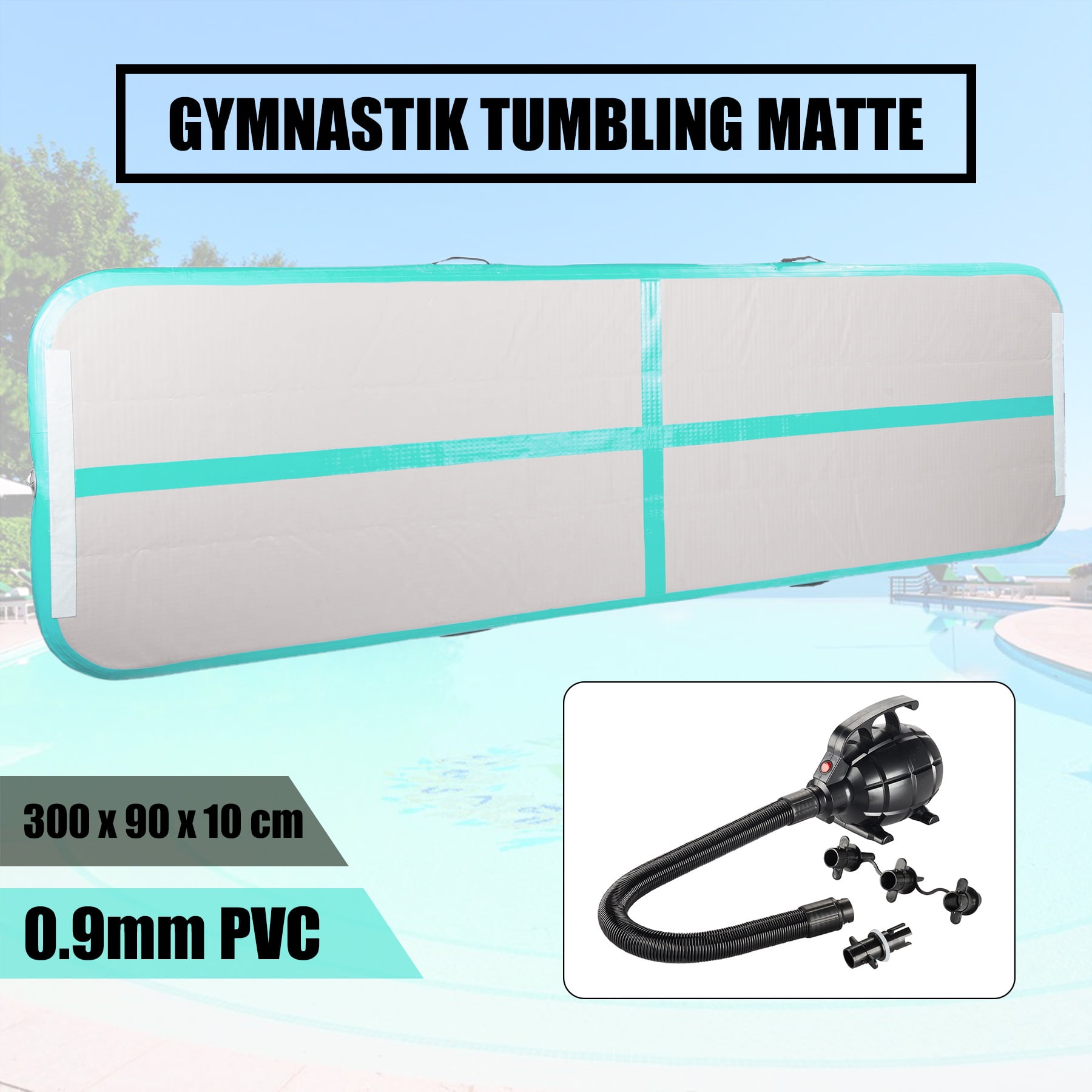 FunWater 10ft13ft Inflatable Gymnastics Air Track Tumbling