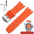 thumbnail image 3 of Correa de reloj de caucho de 28 mm para correa de silicona AP Audemars y Piguet Royal Oak Offshore 15703 15706 15707 26020 42 mm, 3 of 5