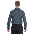 thumbnail image 3 of DG230 Devon & Jones Dress Shirt Men's Central Cotton Blend Mélange Button Down, 3 of 3